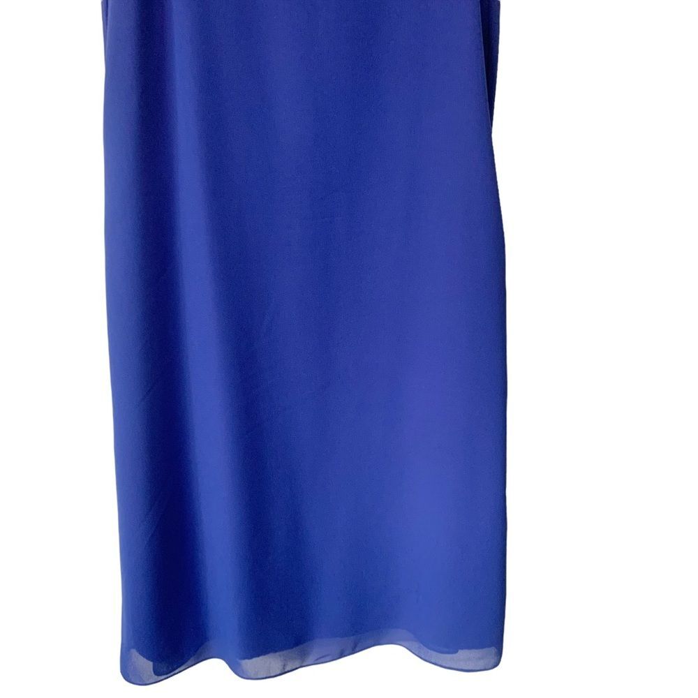 Scott McClintock Blue Sheath Sleeveless Knee Length Dress Size M Women - Picture 8 of 12